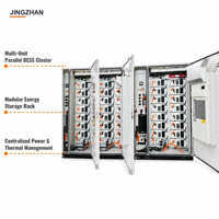 Armoire de stockage d'énergie à refroidissement liquide 100 kWh, système de batterie ESS tout-en-un pour usage commercial et industriel en extérieur
