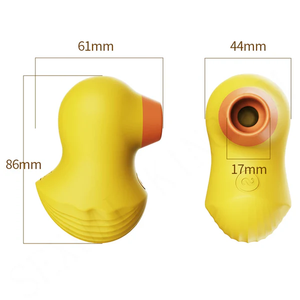 Sextoy Portable <span class=keywords><strong>Canard</strong></span> Jaune 3-en-1 : Suceur Clitoridien, Vibrateur et Stimulateur Oral – 7 Modes – Masturbateur Féminin - Product Image 2