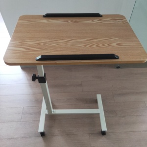 Mesa Ajustable para Cama <span class=keywords><strong>de</strong></span> Hospital y Cuidado en el Hogar, con 4 Ruedas, 2 Frenos y Capacidad <span class=keywords><strong>de</strong></span> 30 kg para Personas Mayores - Product Image 6