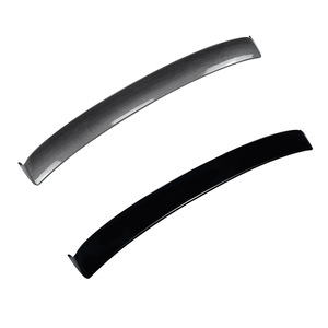 Audi A4 B8 2009-2016 <b>Rear</b> <b>Spoiler</b> Piano Black Carbon Fiber Texture ABS Ducktail Trunk Lip - Product Image 5