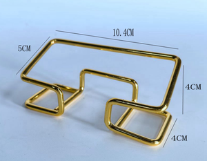 Organizador de Mesa para Escritório em Metal Dourado com Design Bonito, Suporte para Cartões de Visita - Product Image 2