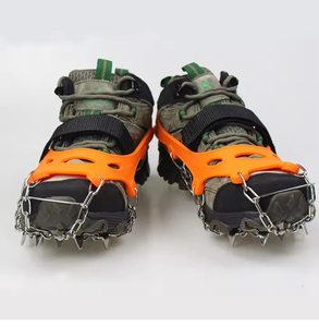 LIHENG Outdoor Climbing Anti-Slip <b>Spikes</b> <b>Snow</b> Crampons and Silicone <b>Shoe</b> <b>Spikes</b> <b>for</b> Ice Climbing - Product Image 6