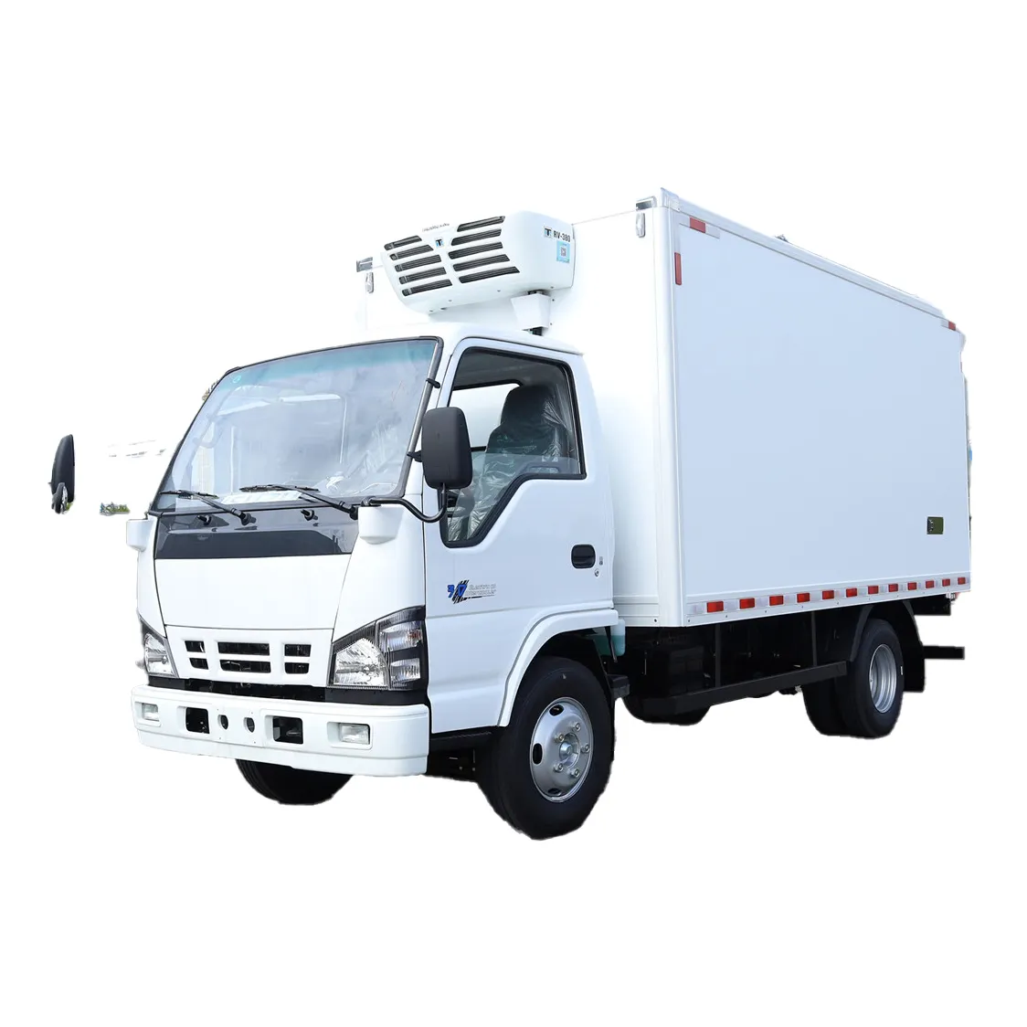 新しい車を購入2024Isuzu4L冷蔵庫トラック冷凍庫果物野菜食品輸送用5トンディーゼル冷蔵庫トラック