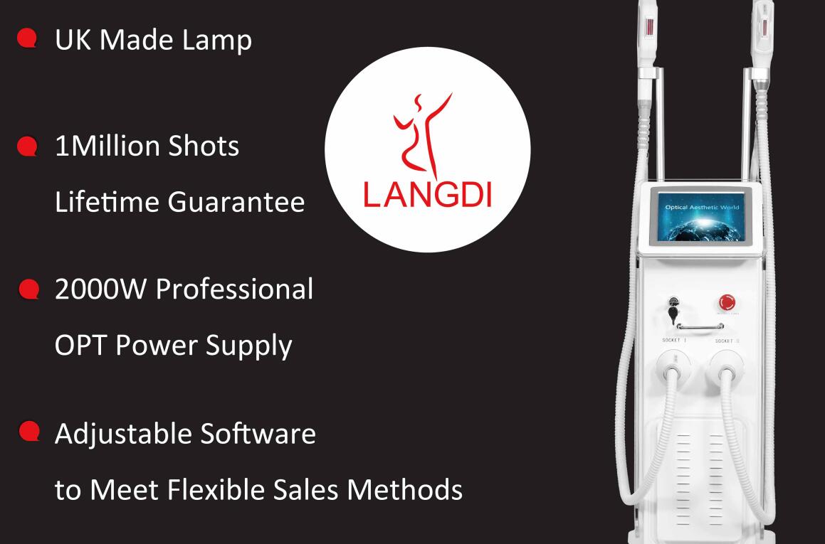 Super Nano Light OPT SHR IPL for hair removal/skin rejuvenation/Vascular Therapy & Breast lift