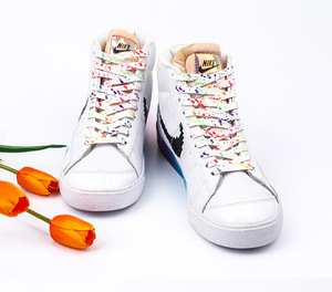 Cordones Planos con Diseño de Salpicaduras de Tinta para Zapatos de Lona y Patines, Cordones Nuevos, Cordones Personalizados, Cordones <span class=keywords><strong>Supreme</strong></span> - Product Image 1