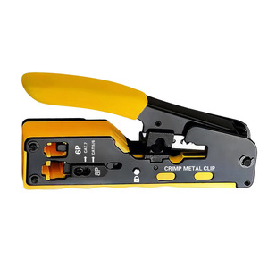<span class=keywords><strong>Pince</strong></span> à câble réseau multifonction à surface dentelée, dénudeur de câble coaxial <span class=keywords><strong>pour</strong></span> Cat5/Cat6/Cat7/Cat8 <span class=keywords><strong>RJ45</strong></span>, personnalisable OEM - Product Image 5