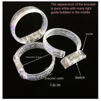 Bracelets LED lumineux pour enfants et adultes, jouet de fête pour mariage, Festival, anniversaire, carnaval, Bar, Club, noël