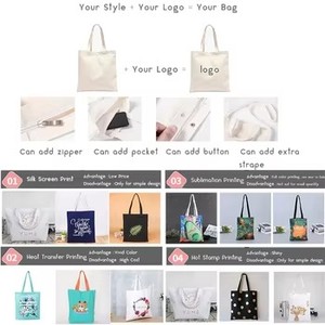 Sac en toile de coton pliable multi-tailles à motif lettres pour la <span class=keywords><strong>peinture</strong></span> DIY et la promotion (vente en gros) - Product Image 5
