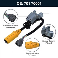 Interruptor Combinado Wanray para Retroexcavadora JCB 3CX 4CX 1400B 1550B, Interruptor de Luces y Limpiaparabrisas, Interruptor de Columna de Dirección 70170001
