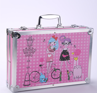 Ensemble de dessin pour enfants de 145 pièces avec étui en aluminium, peinture lavable, kit de fournitures artistiques pour enfants, cadeau de vacances