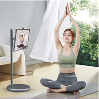 Nouveau Lecteur HDTV LED Portable 2024 avec Batterie, Écran Intelligent Interactif 27 pouces, Téléviseur Portable Intelligent Android 15 avec Haut-parleurs Intégrés et Roues