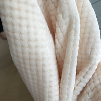 Couvertures molletonnées d'hiver en flanelle, Jacquard doux et solide