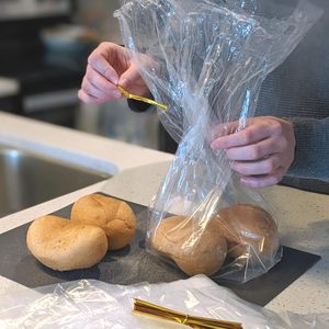 Bolsas Reutilizables Transparentes para Pan, de Tela No Tejida, con Cierre, Tamaño Personalizado, Conservación sin Humedad, Almacenamiento de Pan Casero HCPACK - Product Image 2
