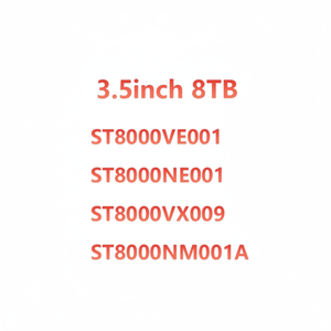 Disque dur interne 8 To 7200 tr/min SATA 6,0 Gb/s 3,5 pouces 256 Mo de cache Temps de recherche de 4,2 ms Utilisation serveur ST8000VE001 ST8000NE001 ST8000NM001A - Product Image 1