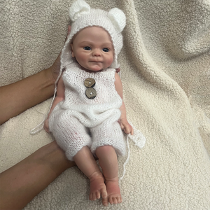 Muñeca Reborn de Silicona de Alta Simulación de 16 Pulgadas (40 cm) de Cuerpo Completo, Bebé Recién Nacida para Accesorios de Cine y Televisión - Product Image 3