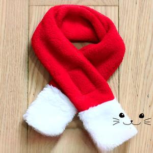 DAMAI Mini Cape Festive avec Écharpe en Cornes de Renne, en Flanelle Douce, Tenue Décorative de Fêtes, pour Fête de Noël et Présentation, Ensemble de Costume de Noël - Product Image 2
