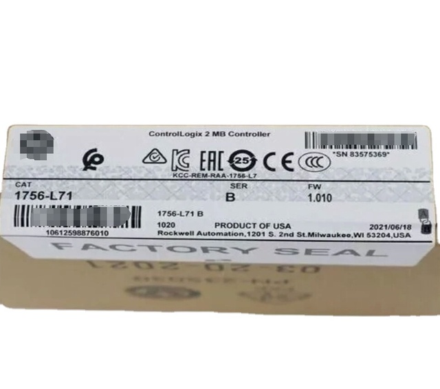 1756-L71 New Original Industrial Automation Touch Screen Module Plastic AC Motor Inverter for Electrical Equipment