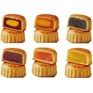 Yixinfoods ขนมบิสกิตชิโนอิส,ขนมไหว้พระจันทร์แบบทุเรียนไต้หวันขนมหวานอาหารจีนตะวันออก - Product Image 4