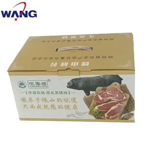 Isolatiedoos Voor Vlees Bevroren Kip/Varkensvlees Waterdicht Geschenkdoos Karton Draagbare Handbagage Doos