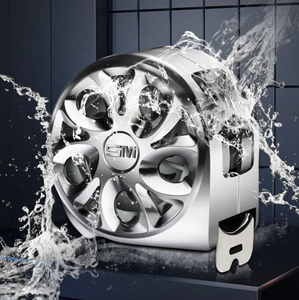 Cinta Métrica Láser de Acero Inoxidable a Prueba de Agua, Alcance de 5 Metros, Bloqueo Automático con Botón, Alta Precisión, Personalizable - Product Image 4