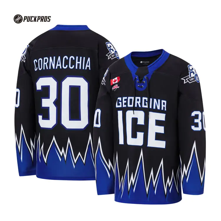 Camisetas de hockey personalizadas unisex, ropa profesional de hockey sobre hielo con nombre de equipo y número, tallas para adultos y jóvenes