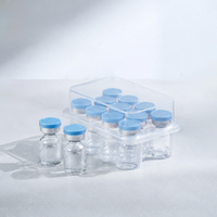 Flacons en verre de qualité médicale de 3 ml, 5 ml, 7 ml, 8 ml, 10 ml, 15 ml, 20 ml, 25 ml, 30 ml, flacons en verre pharmaceutique avec bouchons en aluminium