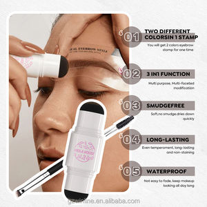VIOLA HOUSE 2 in 1 Eyebrow <strong>Stamp</strong> <strong>Kit</strong> Waterproof Long Lasting <strong>Brow</strong> <strong>Stamp</strong> Light Brown Dark Blonde Two Shades Private Label <strong>Kit</strong> - Product Image 6