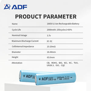 Литий-ионный аккумулятор <span class=keywords><strong>18650</strong></span> 4C, 3.7В, высококачественная перезаряжаемая батарея - Product Image 3