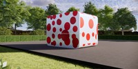 Café mobile de luxe Cabine Apple Maison préfabriquée Cabine modulaire Maison capsule Mini Container Store