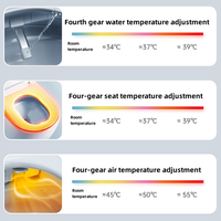 Fournisseurs intelligents de toilettes chinoises en céramique Salle de bains Wc Intelligent Smart Bidet Toilette