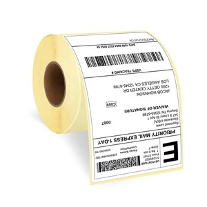 Custom Size Adhesive <b>Sticker</b> Thermal Paper Label with CMYK Color and Custom <b>Logo</b> for Thermal Printer Paper Roll - Product Image 4