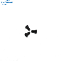 M1.6 M1.8 M2 M2.2 M2.5 Boulon Torx Vis d'insertion de remplacement Vis Torx en acier pour support Finition oxyde noir zingué 3.5mm ISO