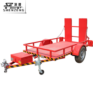 <span class=keywords><strong>Remorque</strong></span> de transport de robot de lutte contre l'incendie <span class=keywords><strong>Remorque</strong></span> de transporteur de voiture à deux roues à vendre - Product Image 2