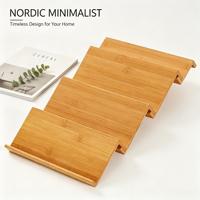 Organisateur de rangement à 4 niveaux pour 24 pots, avec plateaux en bambou, pour maquillage, cuisine, comptoir et tiroirs