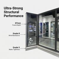 Ventanas de Aluminio Revestidas de Madera de Estilo Europeo de Alta Calidad HUACAI para Casas de Lujo