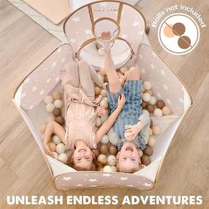 MaiBeiBi 5-en-1 Tente de jeu intérieure pour enfants <span class=keywords><strong>Tunnel</strong></span> de jeu et fosse à balles pour les tout-petits Tentes de terrain de jeu intérieures pliables <span class=keywords><strong>Pop</strong></span> <span class=keywords><strong>Up</strong></span> Playhouse Tentes - Product Image 3