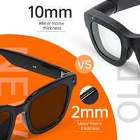 Lunettes intelligentes AI Assistant avec traduction en temps réel et lecture vidéo Phonecall alimentée par une technologie avancée