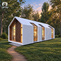 Maison Modulaire Préfabriquée de Luxe en Forme de A, Chalet Moderne de 20m² à 40m² pour Projets de Villages Hôteliers, Airbnb et Rétrocamps – Solutions Complètes