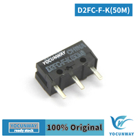 Nouveau Micro-interrupteur de souris OMRON D2FC-F-K(50M) d'origine japonaise, interrupteur de fin de course à point bleu