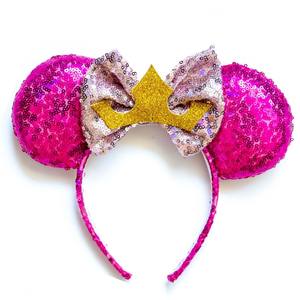 Rosa addormentata Cosplay rosa abito da ballo <span class=keywords><strong>Shabby</strong></span> <span class=keywords><strong>Chic</strong></span> arco per capelli costumi da principessa - Product Image 6