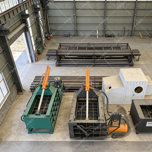 Compacteur hydraulique de métal de 160 tonnes prêt à l'emploi pour le traitement professionnel des déchets, presse à balles carrées de 400 mm - Product Image 6