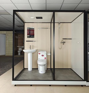 Salle de bain préfabriquée intérieure, unités de salle de bain tout-en-un, salle de bain modulaire préfabriquée complète - Product Image 4