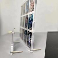Support de présentation en acrylique transparent personnalisable pour cartes à collectionner, cartes de baseball, cartes à collectionner TCG, cartes à collectionner Pokémon
