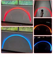 Chariot élévateur led avertissement de sécurité ARC lumière de zone rouge super lumineux 12-110V faisceau lumineux de zone en forme de U pour chariot élévateur