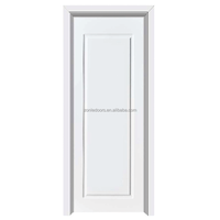 Porte d'entrée moderne en bois de sécurité pour la maison et le bureau et porte d'entrée extérieure personnalisée de style américain avec serrure intelligente
