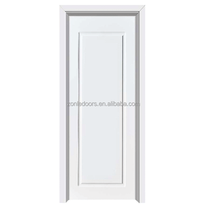 Porte d'entrée moderne en bois de sécurité pour la maison et le bureau et porte d'entrée extérieure personnalisée de style américain avec serrure intelligente - Product Image 2