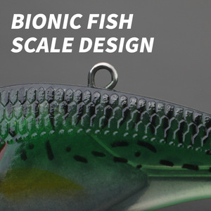 Esca Artificiale VIB Lead Soft Lure 130mm 60g a Lunga Gittata con Coda a Forcella e Ami per la <span class=keywords><strong>Pesca</strong></span> in <span class=keywords><strong>Mare</strong></span> di Pesci d'Acqua Salata - Product Image 3