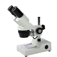 Industrial Inspection Metallurgical Binocular Stereo Microscope Top Bottom LED Illumination 2X/4X Objectives WF10X Eyepiece 360
