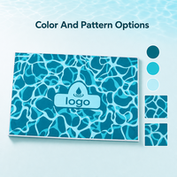 Serviettes en coton double face personnalisées avec logo imprimé, fabrication directe, haute absorption, séchage rapide, couleurs résistantes, durables pour hôtel et maison
