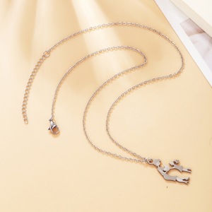 Collier Mère et Fille Personnalisé Mode Fête des Mères Rétro Créatif Pendentif Maman Colliers - Product Image 3